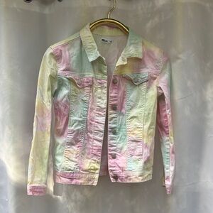 Epic Threads Pastel Tie-Dye Jean Jacket